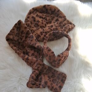 Leopard Print Kids Accessory Set